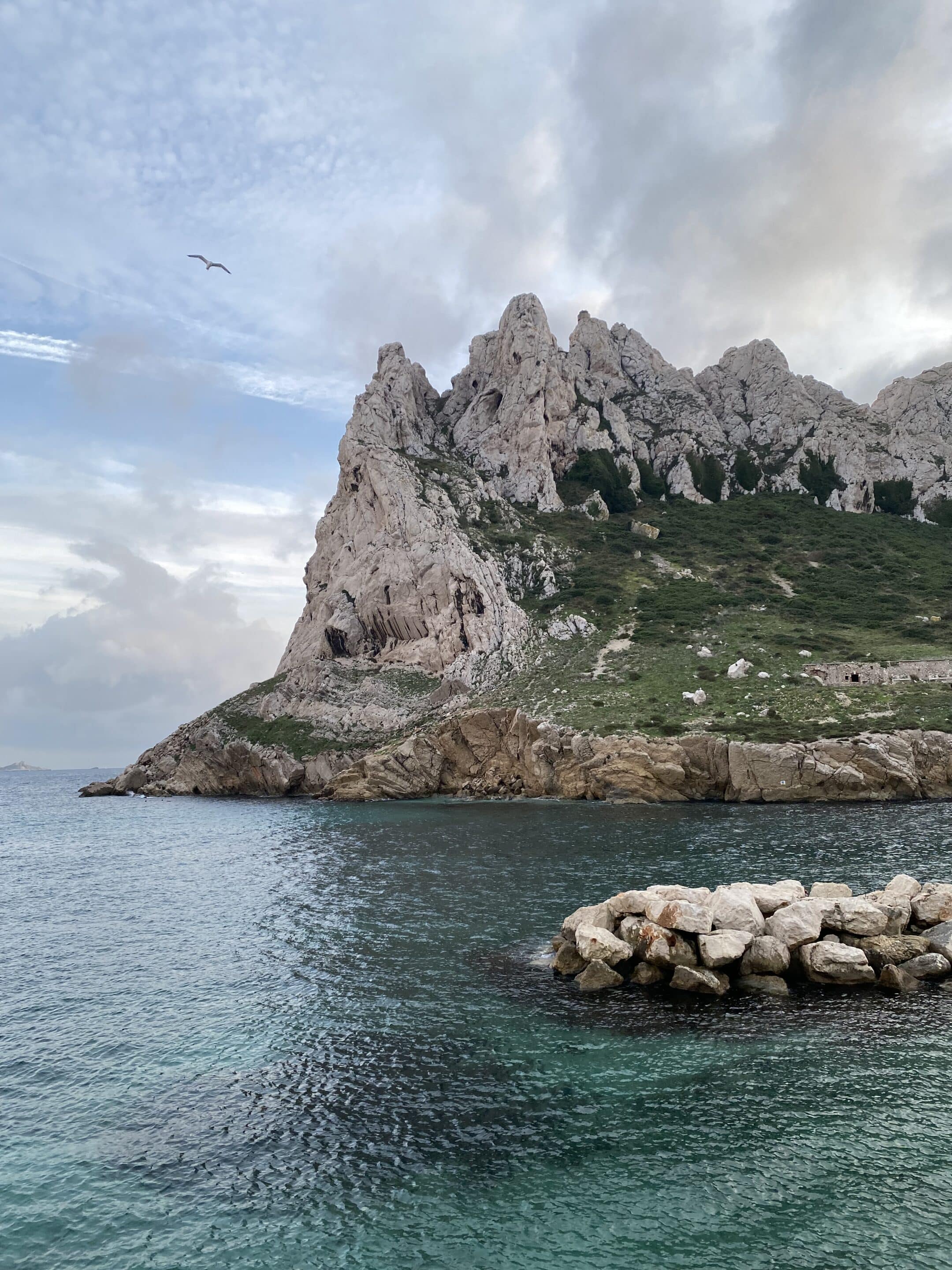Paysage de bord de mer, symbole d'une nature puissante